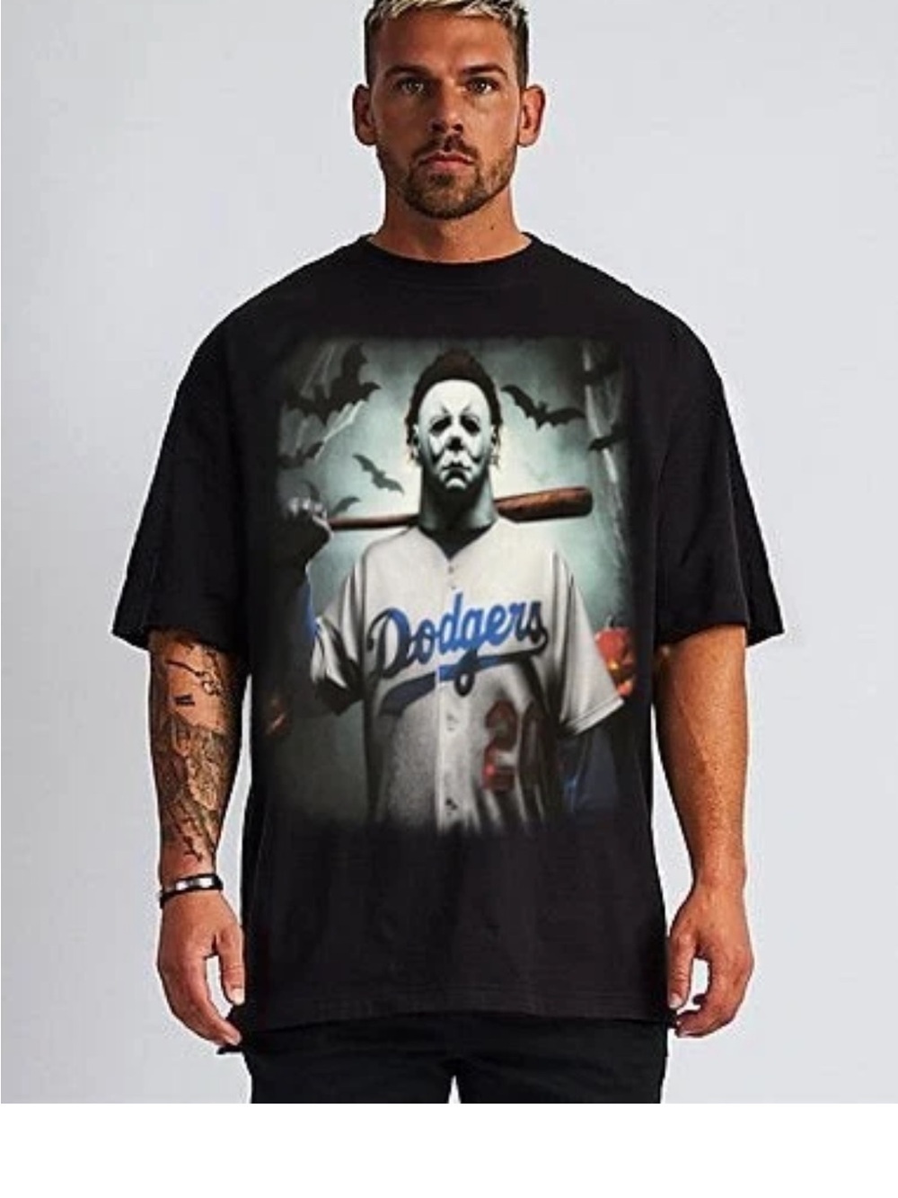MICHAEL MYERS GHOST FACE HALLOWEEN T SHIRT MEN'S SIZE L NWOT